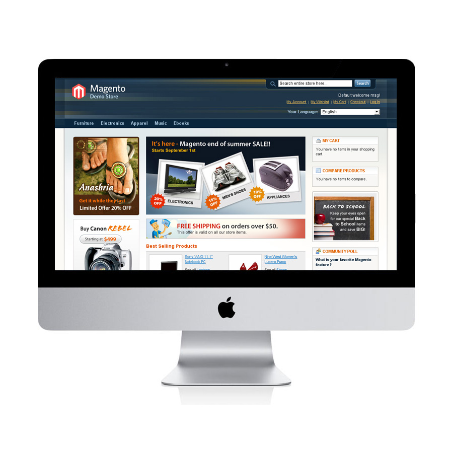 Magento webwinkel